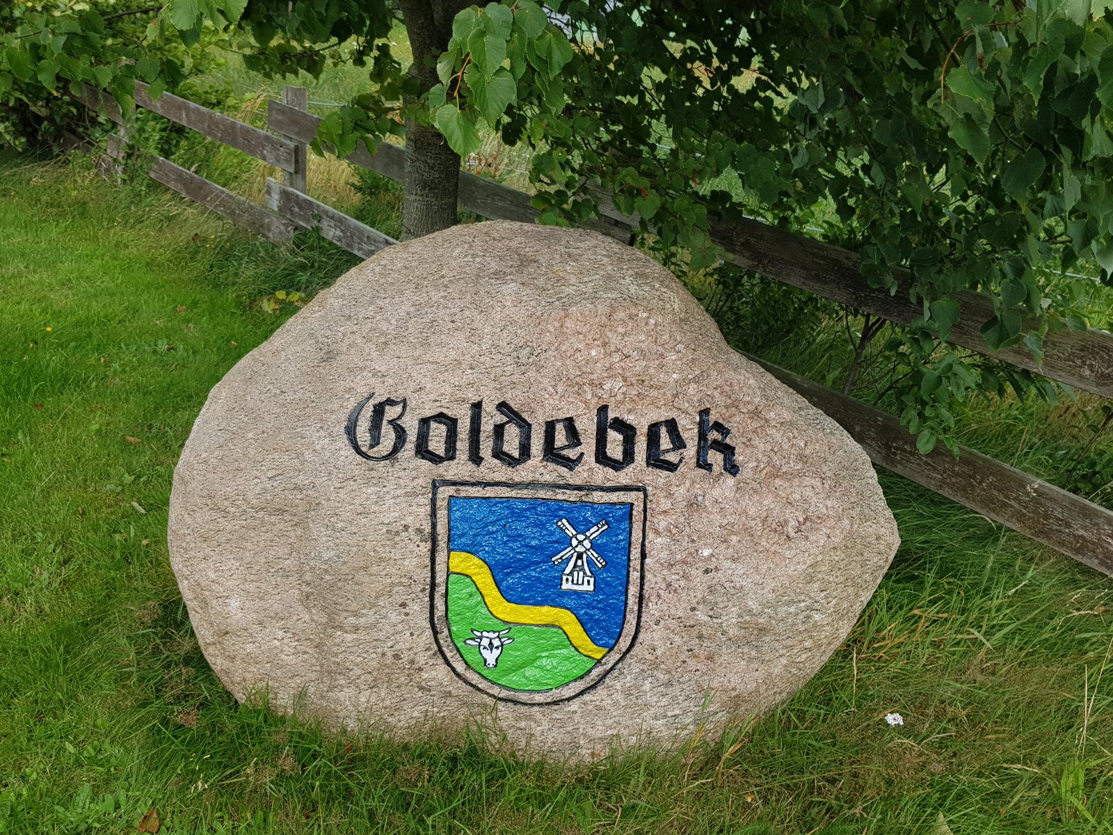 Wappenstein in Goldebek